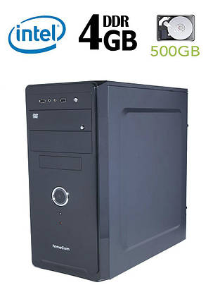 ATX / Intel Celeron G3930 (2 ядра по 2.9 GHz) / 4 GB DDR4 / 500 GB HDD / БЖ 400W, фото 2