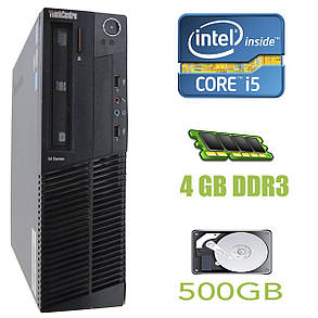 Lenovo Think Centre M91p SFF / Intel Core i5-2400 (4 ядра по 3.1-3.4GHz) / 4 GB DDR3 / 500 GB HDD / DVD-RW, фото 1