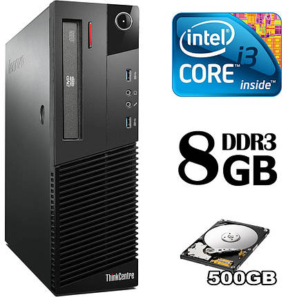 Lenovo m83 Desktop / Intel Core i3-4130 (2(4) ядра по 3.4 GHz) / 8GB DDR3 / 500 GB HDD, фото 2