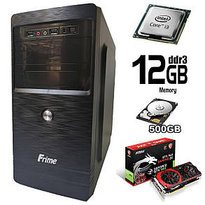 Frime Tower / Intel Core i3-4130 (2(4) ядра по 3.4GHz) / 12 GB DDR3 / 500 GB HDD / nVidia GeForce GTX 960 2GB, фото 1