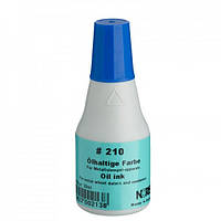 Штемпельна фарба на олійній основі 210 NORIS, колір: синій, об'єм: 25 мл., (210 AB синій)