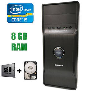 EuroCom Tower New / Intel Core i5-2500 (4 ядра по 3.3 - 3.7GHz) / 8 GB DDR3 / 120 GB SSD New+500 GB HDD / GeForce GTX 970 4GB GDDR5 256bit / БП 600W, фото 1