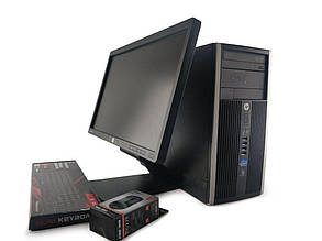 HP Compaq 8200 Elite Tower / Intel Core i3-2100 (2 (4) ядра по 3.1 GHz) / 8 GB DDR3 / 500 GB HDD / AMD Radeon R5 240, 1 GB GDDR5, 128-bit + HP, фото 4