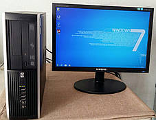 HP 8000 Compaq Elite / Intel Core 2 Duo E8500 (2 ядра по 3.16GHz) / 4GB RAM / 160 GB HDD + Windows 7 + монітор, фото 4
