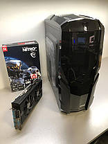 Qube QB40X Tower ATX NEW / Intel Core i5-4460 (4 ядра по 3.2 - 3.4 GHz) / 16 GB DDR3 / 240 GB SSD+500 GB HDD NEW / Radeon RX 570 Nitro+ 8GB GDDR5, фото 4