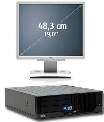 Fujitsu-Siemens E5731 SFF / Intel Core 2 Quad Q6600/Q8300 (4 ядра по 2.4-2.5GHz) / 4GB DDR3 / 250GB HDD +, фото 1