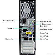 HP 6300 Ellite SFF / Intel Pentium G2020 (2 ядра по 2.9GHz) / 4 GB DDR3 / 250 GB HDD / USB 3.0 + монітор LG, фото 4