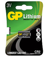 Літієва циліндрична батарейка GP CR2-U1, 3V