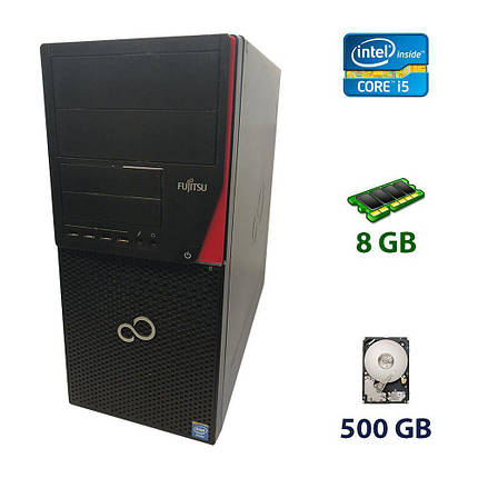 Комп'ютер Fujitsu Esprimo P720 E85+ Tower / Intel Core i5-4440 (4 ядра по 3.1 — 3.3 GHz) / 8 GB DDR3 / 500 GB, фото 2