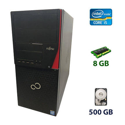Комп'ютер Fujitsu Esprimo P720 E85+ Tower / Intel Core i5-4440 (4 ядра по 3.1 — 3.3 GHz) / 8 GB DDR3 / 500 GB, фото 1