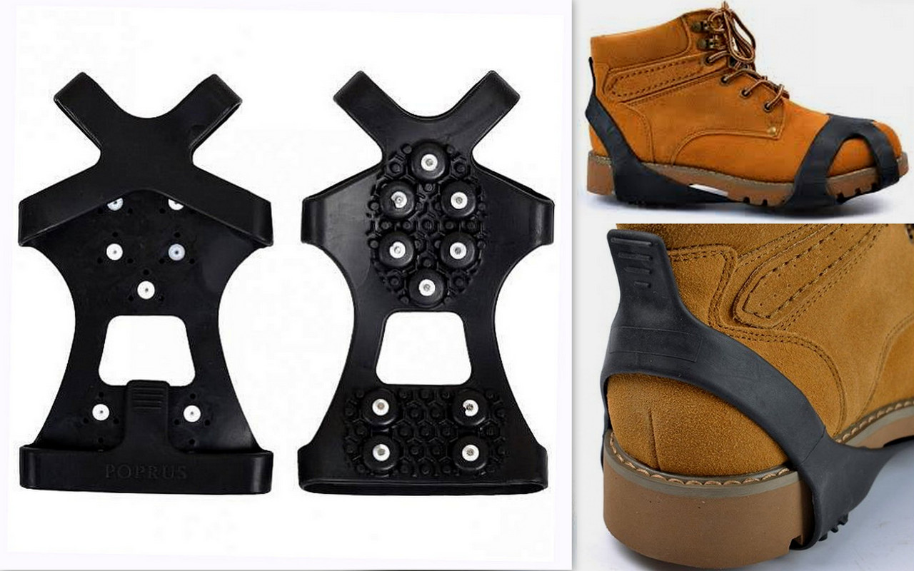 Льодоходи, льодоступи на 10 шипів розміри (М - 38-43 р, L - 41-46 р)