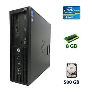 HP Z210 Workstation DT / Intel Xeon E3-1225 (4 ядра по 3.1 - 3.4 GHz) / 8 GB DDR / 500 GB HDD / DVD-RW / Card Reader (SD, SDHC, SDXC), фото 1