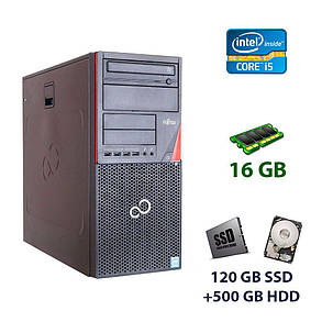 Комп'ютер Fujitsu Esprimo P710 E85+ Tower / Intel Core i5-3330 (4 ядра по 3.0 — 3.2 GHz) / 16 GB DDR3 / 120 GB, фото 1