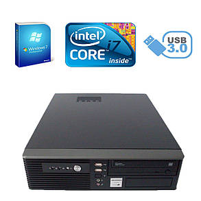 MSI SFF / Intel Core i7-2600 (4(8) ядер з 3.4-3.8 GHz) / 4 GB DDR3 / 250 GB HDD / DVD привід / USB 3.0, SATA 3.0, PCI Express 3.0, i7-2600, 4, 250 HDD, фото 2