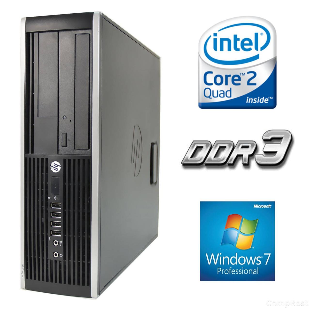 HP 6000 Pro SFF/Intel Core 2 Quad Q6600 (4 ядра по 2.4GHz) / 4 GB DDR3 / 160 GB HDD, 4, 160 HDD