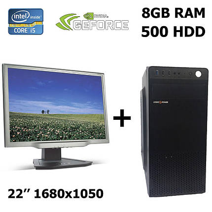 MSI MiniTower / Intel® Core™ i5-3470 (4 ядра по 3.20 - 3.60 GHz) / 8gb DDR3 / 500 GB HDD / Блок живлення 400 Вт / nVidia GeForce 1030 2GB GDDR5 +, фото 2