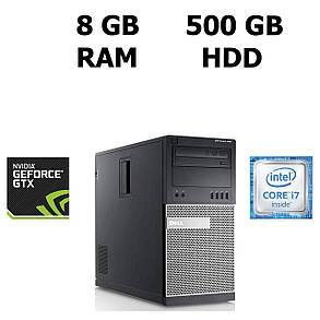 Dell Optiplex 990/7010 MT / Intel® Core™ i7-2600 (4 (8) ядра по 3.40 - 3.80 GHz) / 8gb DDR3 / 500gb HDD + GeForce GTX 750ti (2GB GDDR5 128bit), фото 2