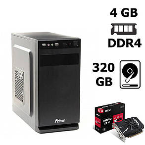 Frime FC-002B MT / Athlon™ II X4 950 (4 ядра по 3.5 - 3.8 GHz) / 4 GB DDR4 / 320 GB HDD / AMD Radeon RX 550 2Gb GDDR5 128 bit, фото 2