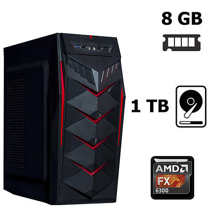 Frontier JUMBO MT / AMD FX-6300 (6 ядер з 3.5 - 3.8 GHz) / 8gb DDR3 / 1TB HDD / GeForce GTX 1050 (2 ГБ 128-bit GDDR5), фото 2