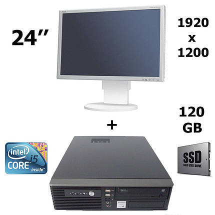 Комплект MSI SFF / Intel® Core™ i5-3470 (4 ядра з 3.2 - 3.6 GHz) / 8gb DDR3 / 120 GB SSD / DVD / USB 3.0, SATA 3.0, PCI Express 3.0 + Монітор NEC, фото 2