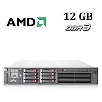 HP Proliant DL385 G6 2U / AMD Opteron 2431 (6 ядер по 2.40 GHz) / 12 GB DDR3 / No HDD