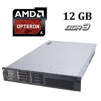 HP Proliant DL385 G7 2U / 2х AMD Opteron 6174 (12 ядер по 2.2 GHz) / 12 GB DDR3 / No HDD, фото 2