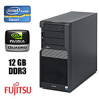 Fujitsu Celsius M470-2 Tower / Intel Xeon W3530 (4(8) ядра по 2.8-3.06GHz) / 12GB DDR3 / 500GB HDD / NVIDIA Quadro FX 1800 768MB 192-bit , DVI