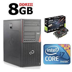 Fujitsu Esprimo P920 E85+ MT / Intel® Core™ i7 4770 (4 (8) ядра по 3.4 - 3.9 GHz) / 8gb DDR3 / 500 GB HDD / nVidia Geforсe GTX750Ti (2GB GDDR5, фото 2