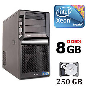 Fujitsu Celsius M470-2 Tower / Intel® Xeon® W3520 (4 (8) ядра по 2.66 - 2.93 GHz) / 8 GB DDR3 / 250 GB HDD, фото 2