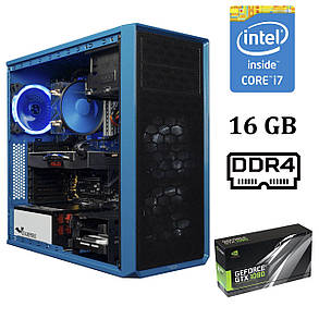 Fractal Design Focus G Window Blue Tower / Intel® Core™ i7-8700K (6 (12) ядер за 3.70 - 4.70 GHz) / 16 GB DDR4, фото 2