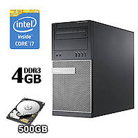 Dell Optiplex 9020 Tower / Intel® Core i7-4790 (4 (8) ядра по 3.6 - 4.0 GHz) / 4GB DDR3 / 500 HDD