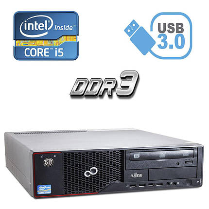 Fujitsu Esprimo E910 Desktop / Intel® Core™ i5-3470 (4 ядра по 3.20 - 3.60 GHz) / 4GB DDR3 / 160 GB HDD / USB 3.0, фото 2