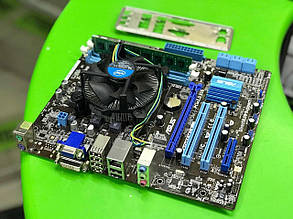 Материнська плата Asus p7h55-m lx / LGA 1156 / Intel Core i3-530 (2(4)ядра по 2.93 GHz) / 4 MB cache і 4 GB DDR3, фото 2