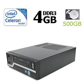 Acer Veriton X2611G SFF / Intel® Celeron® G1610 (2 ядра по 2,60 GHz) / 4 GB DDR3 / 500 GB HDD, фото 2
