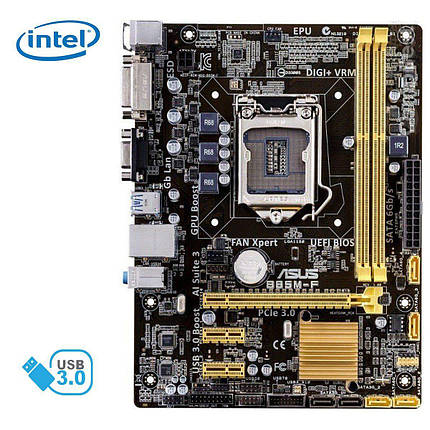 Материнська плата ASUS B85M-F / socket 1150, фото 2