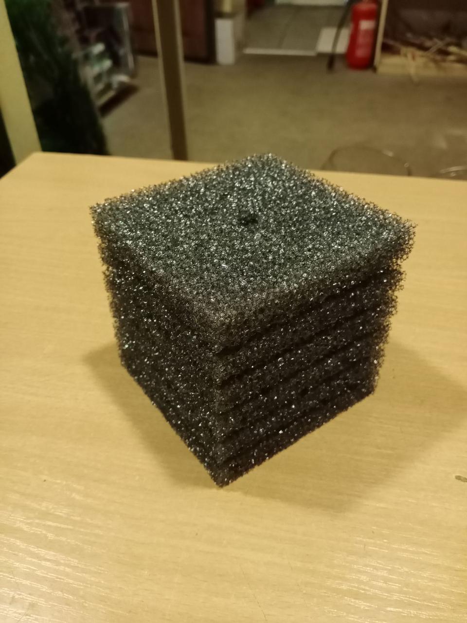 Губка мочалка середньопориста прямокутна 10*10*10 см
