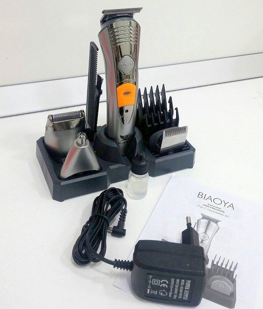 Багатофункціональна машинка для стрижки - тример Biaoya BAY-580 7в1