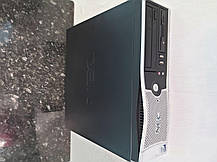 NEC Powermate F-ML470 SFF / Intel Core2Quad Q6600 (4 ядра по 2.4 GHz) / 4 GB DDR2 / 160 GB HDD + Монітор Fujitsu b19-5 / 19" / 1280*1024 / DVI, VGA /, фото 2