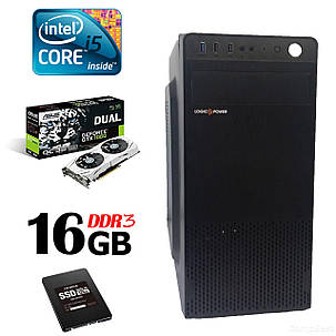 MSI MiniTower / Intel Core i5-4440 (4 ядра по 3.1 - 3.3 GHz) / 16GB DDR3 / 500GB HDD+SSD 120GB NEW / nVidia GeForce GTX 1060 3GB GDDR5 / БЖ 400W, фото 2