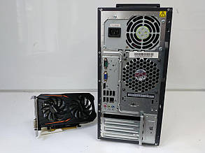 Lenovo m81 Tower / Intel Core i5-2400 (4 ядра по 3.1-3.4 GHz) / 6 GB DDR3 / 320 GB HDD / GeForce GTX 1050 Ti 4GB GDDR5 (HDMI, DVI, DP) / БЖ 400W, фото 2