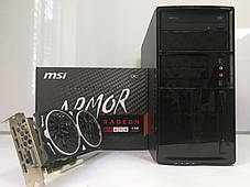 EuroCom Tower / AMD FX-6100 (6 ядер з 3.3-3.9 GHz) / 8GB DDR3 / HDD 500GB / AMD Radeon RX470 4GB GDDR5 256bit (HDMI,DVI,DP) / БП 600W, фото 3