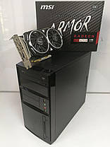 EuroCom Tower / AMD FX-6100 (6 ядер з 3.3-3.9 GHz) / 8GB DDR3 / HDD 500GB / AMD Radeon RX470 4GB GDDR5 256bit (HDMI,DVI,DP) / БП 600W, фото 2