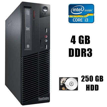 Lenovo M71 DT / Intel® Core™ i3-2120 (2(4)ядра по 3.3 GHz) / 4GB DDR3 / 250GB HDD / DVD-RW, фото 2