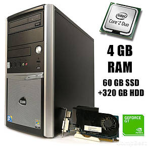 EuroCom ATX / Intel Core2 Duo E8400 (2 ядра по 3.00 GHz) / 4GB DDR2 / 500 GB HDD / GeForce GT 420 1GB DDR3 64bit / DP, DVI, фото 2