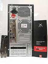EuroCom ATX / AMD FX6100 (6 ядер з 3.3-3.9 GHz) / DDR3 12GB / new! 120GB SSD+500GB HDD / Radeon RX580 8GB DDR5 256bit / new! 1300W / HDMI, DVI, DP,, фото 2
