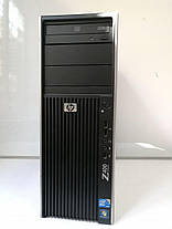 HP WS Z400 Tower/ Intel Xeon W3565 (4(8)ядра по 3.20-3.46 GHz)/ 6GB DDR3/ 320GB HDD/ 475W / Radeon RX470 4GB DDR5 256bit / HDMI, DVI, DP, фото 2