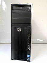 HP WS Z400 Tower/ Intel Xeon W3565 (4(8)ядра по 3.20-3.46 GHz)/ DDR3 12GB/ new! 120GB SSD+500GB HDD/ 475W / Radeon RX470 4GB DDR5 256bit / HDMI, DVI,, фото 2