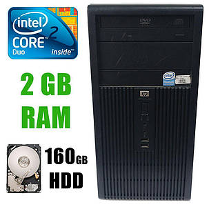 HP dx2300 Tower / Intel Core2 Duo E6300 (2 ядра по 1.8 GHz)/ 2GB DDR2/ 160GB HDD (10.000 RPM), фото 2