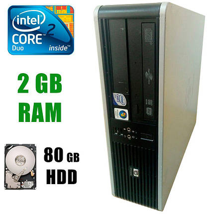 HP 7900 SFF / Intel® Core™2 Duo E8400 (2 ядра по 3.0 GHz) / 2GB DDR2 / HDD 80GB, фото 2