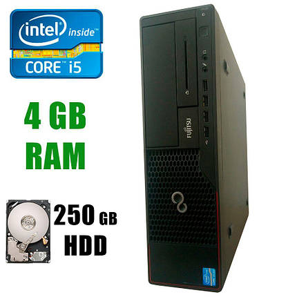 Fujitsu E900 SFF / Intel® Core™ i5-2500 (4 ядра з 3.3 - 3.7 GHz) / 4GB DDR3 / 250GB HDD, фото 2